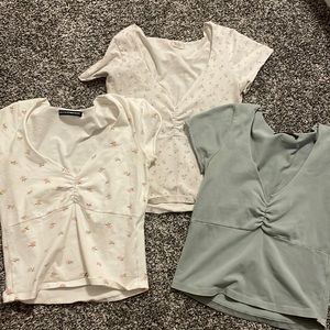 3 brandy Melville Gina tops!!